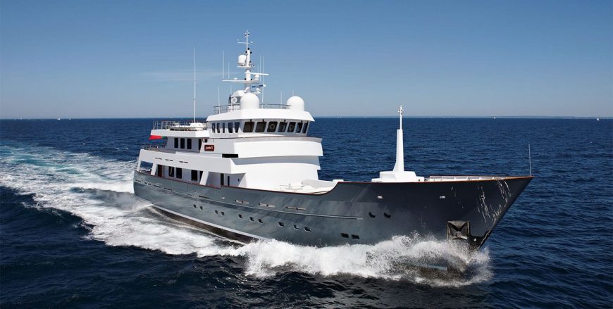 AXANTHA II | 2011 43m (141′) Vripack design Luxury Aluminium Motor Yacht from French shipyard JFA YACHTS