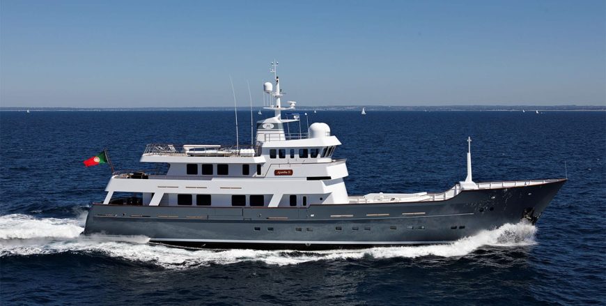 AXANTHA II | 2011 43m (141′) Vripack design Luxury Aluminium Motor Yacht from French shipyard JFA YACHTS