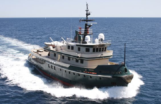 Ariete Primo | 1967 44.2m (145′) Luxury Explorer Steel Motor Yacht from British shipyard Dunston