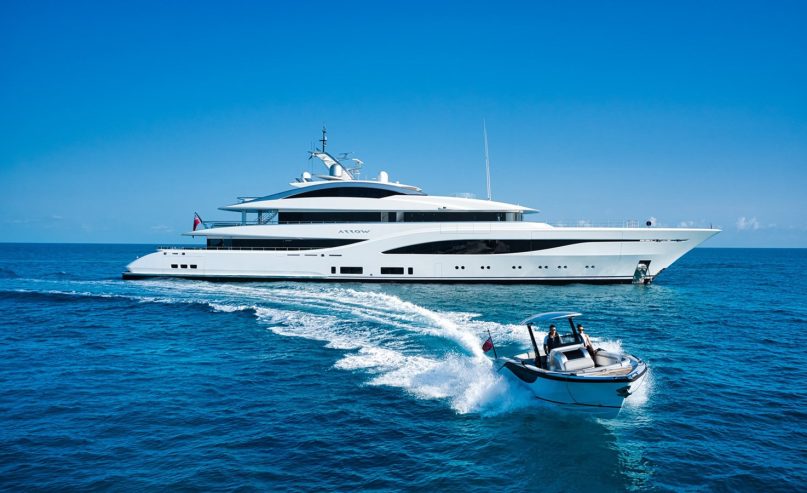 Arrow | 2020 75m (246ft) Luxury Tri-Deck Steel Motor Yacht built by Dutch shipyard Feadship