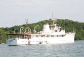 CALISTO | 1944 41.5m (136’1″) Classic Trawler Style Wood Motor Yacht from American shipyard Astoria Marine