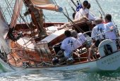 CETEWAYO | 1954 14.55m (47’9″) Classic Racer Cruiser Mahogany & Teak Sail Yacht from Scottish shipyard Morris and Lorimer