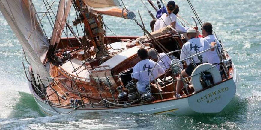 CETEWAYO | 1954 14.55m (47’9″) Classic Racer Cruiser Mahogany & Teak Sail Yacht from Scottish shipyard Morris and Lorimer