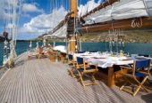 ELEONORA E | 2000 49.5m (162’4″) Luxury Steel Cruising Sail Yacht from Dutch shipyard Van der Graaf