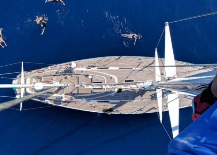 ELEONORA E | 2000 49.5m (162’4″) Luxury Steel Cruising Sail Yacht from Dutch shipyard Van der Graaf