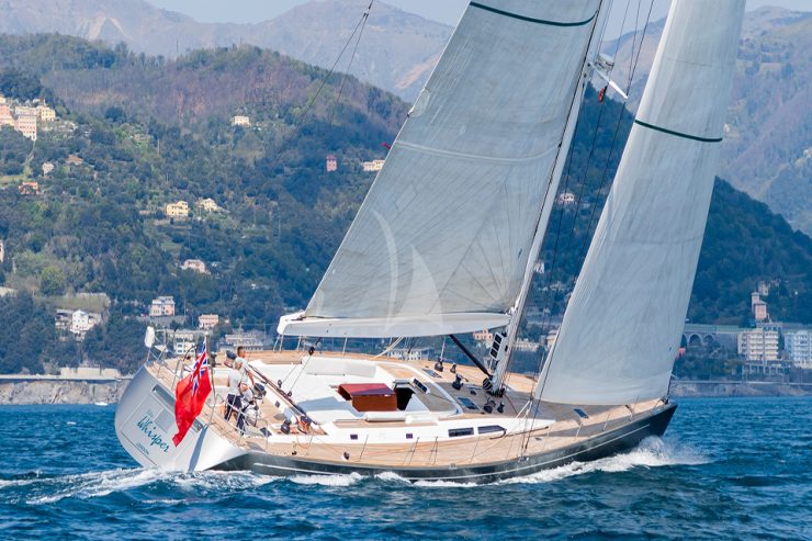 ELISE WHISPER | 2001 23.99m (78’7″) Modern Sloop Sail Yacht from South African shipyard Southern Wind