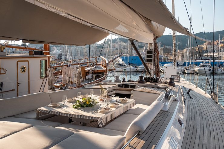 ELISE WHISPER | 2001 23.99m (78’7″) Modern Sloop Sail Yacht from South African shipyard Southern Wind