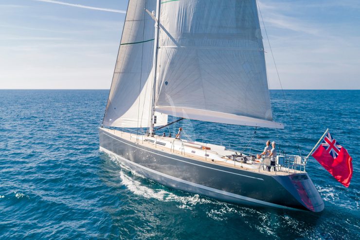 ELISE WHISPER | 2001 23.99m (78’7″) Modern Sloop Sail Yacht from South African shipyard Southern Wind