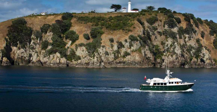 ESCAPADE | 1999 22.87m (75’) Luxury Trawler Style Steel Motor Yacht from NZ shipyard Northport Engineering