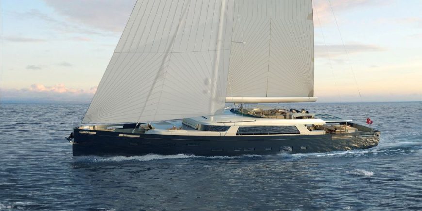 EXTREME | 2019 40 m (131’2″) Performance Luxury Steel Motor Sail Yacht from Turkish shipyard Mengi Yay Yachts