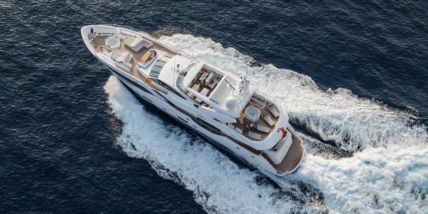 FLEUR | 2016 35.2 m (115’4″) Luxury Performance Motor Yacht from British shipyard Sunseeker