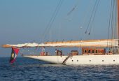 Germania Nova | 2011 59.79m (196’1″) Modern Luxury Classic Steel Sail Yacht from Spanish shipyard Factoria Naval de Marin