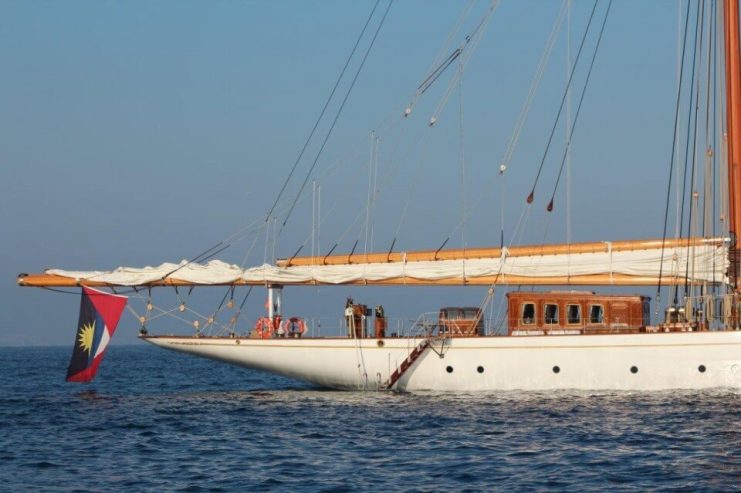 Germania Nova | 2011 59.79m (196’1″) Modern Luxury Classic Steel Sail Yacht from Spanish shipyard Factoria Naval de Marin