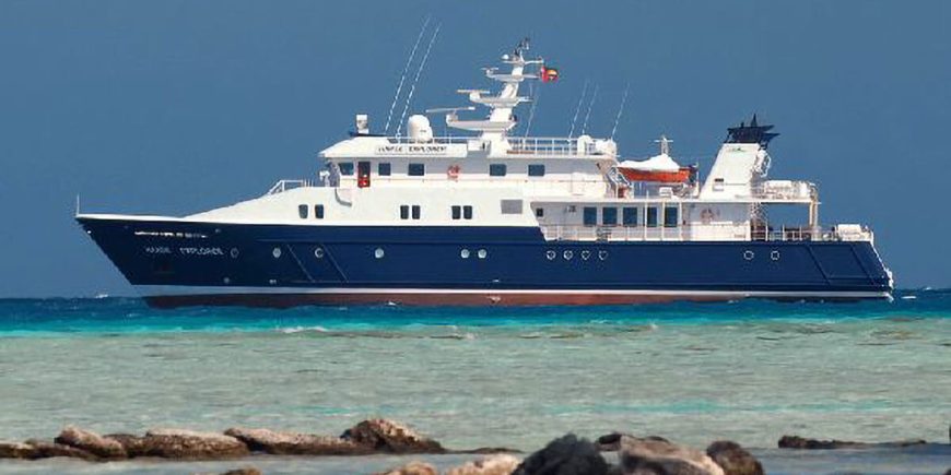 HANSE EXPLORER | 2006 47.76m (156’6″) Explorer Steel Motor Yacht from German shipyard Fassmer