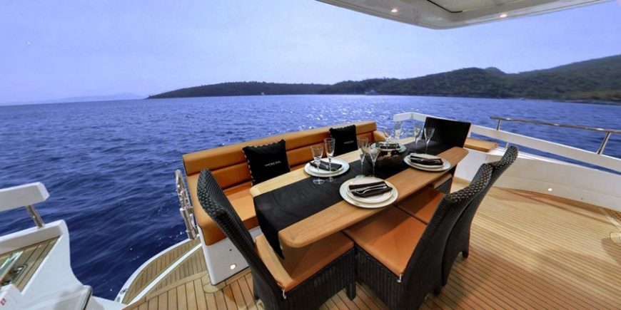 HARVEST MOON | 2011 18m (59′) Luxury Flybridge Performance Motor Yacht from British shipyard Pearl Yachts