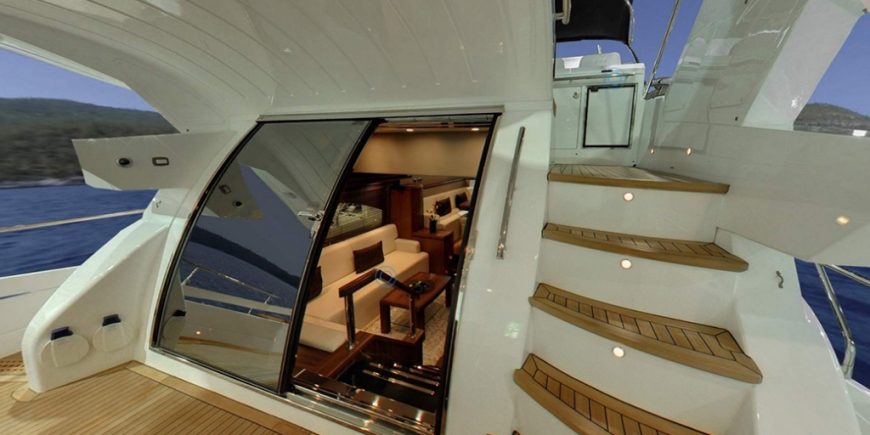 HARVEST MOON | 2011 18m (59′) Luxury Flybridge Performance Motor Yacht from British shipyard Pearl Yachts