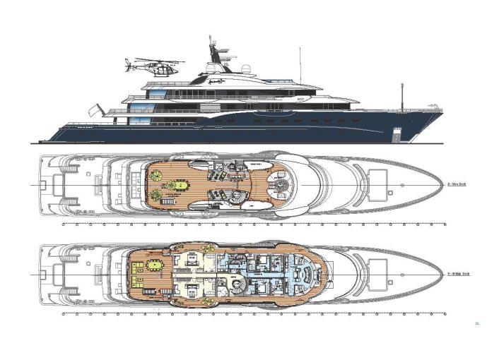 HERE COMES THE SUN | 2017 89m (292ft) Luxury Motor Yacht built by Dutch shipyard Amels