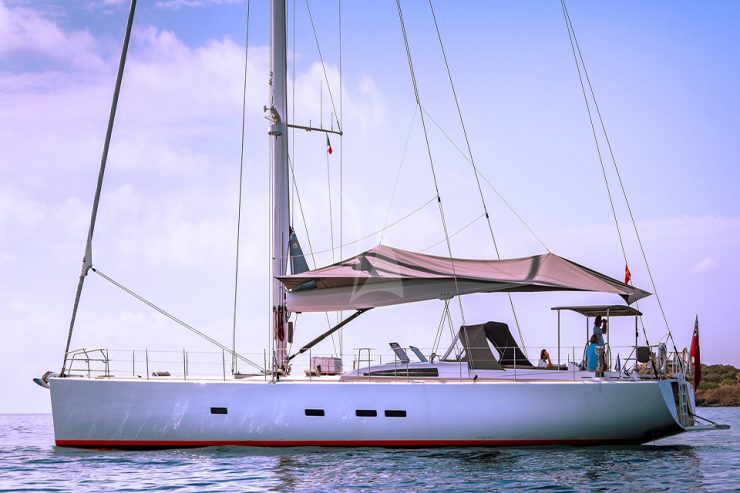 IKIGAI | 2001 25.13m (82’4″ ) Luxury Cruising Aluminium Sail Yacht from French shipyard JFA