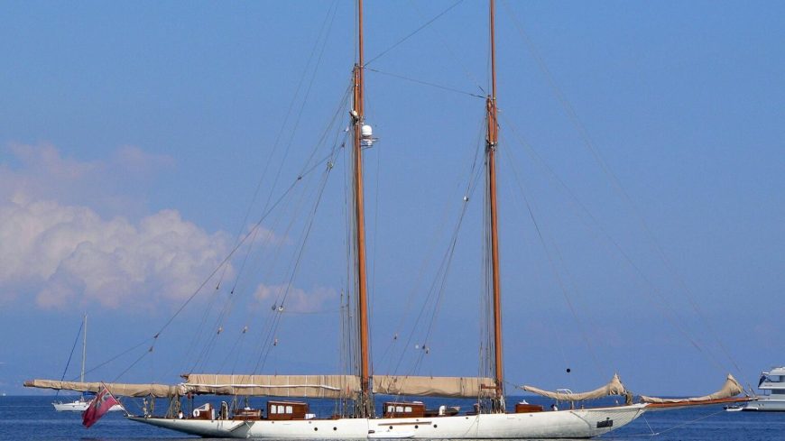 INVADER | 1905 49.3m (161’7″) Classic Cruising Steel Sail Yacht from American shipyard Lawley