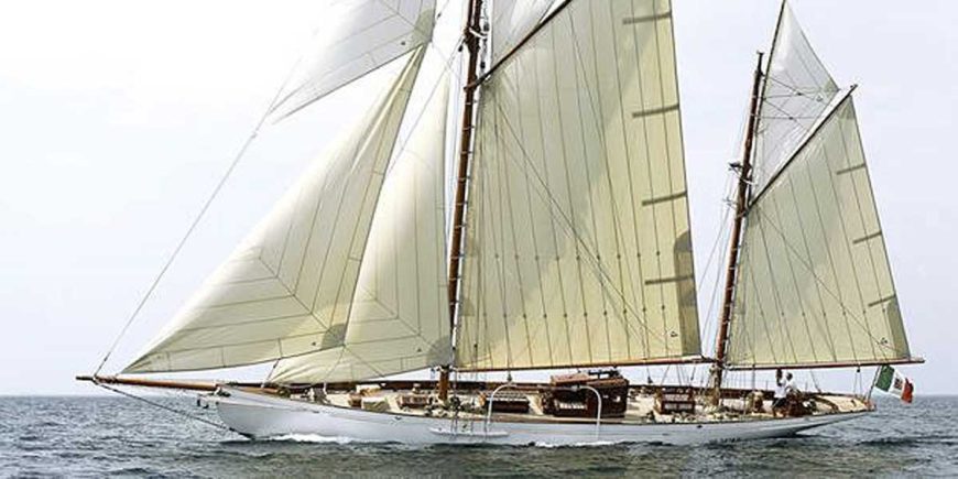 JAVELIN | 1896 24.9m (85′) Classic Custom Gaff Ketch Sailing Yacht from British shipyard Payne & Sons