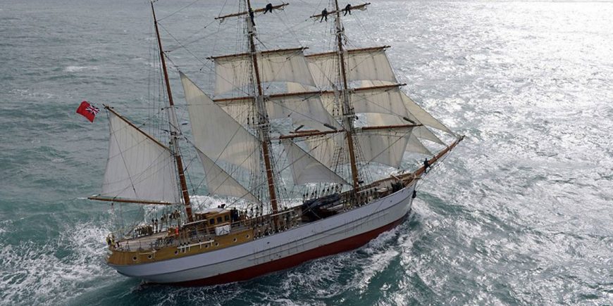 Kaskelot | 1948 47m (154’2″) Original Classic Tallship Sail Yacht from Danish shipyard J. Ring Andersen