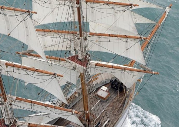 Kaskelot | 1948 47m (154’2″) Original Classic Tallship Sail Yacht from Danish shipyard J. Ring Andersen