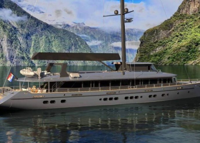 LIFE IS GOOD | 2021 44.92m (147’3″) Luxury Steel Motor Sail Yacht from Croatian shipyard BrodoTrogir