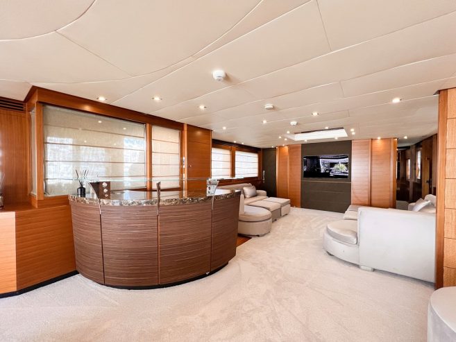 MATSU | 2007 36m (120ft) Luxury Flybridge Motor Yacht built by Italian shipyard ISA Yachts