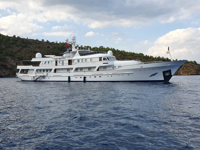 MESERRET II | 1978 57m (188ft) Classic LuxurySteel Motor Yacht built by Dutch shipyard Cammenga Jachtbouw