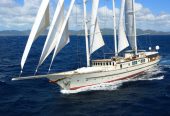 Montigne | 2009 57m (187′) Modern Schooner Steel Sail Yacht from Turkish shipyard Aegean Yacht