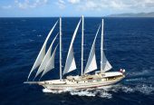 Montigne | 2009 57m (187′) Modern Schooner Steel Sail Yacht from Turkish shipyard Aegean Yacht