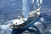 Montigne | 2009 57m (187′) Modern Schooner Steel Sail Yacht from Turkish shipyard Aegean Yacht