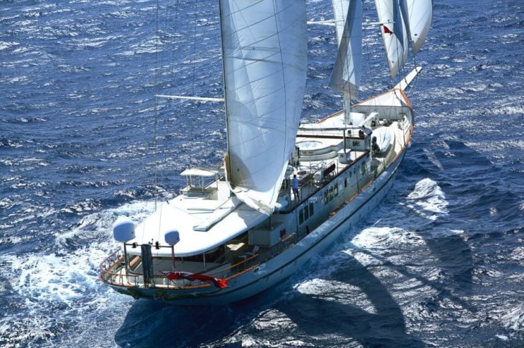 Montigne | 2009 57m (187′) Modern Schooner Steel Sail Yacht from Turkish shipyard Aegean Yacht