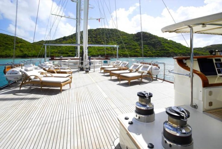 Montigne | 2009 57m (187′) Modern Schooner Steel Sail Yacht from Turkish shipyard Aegean Yacht