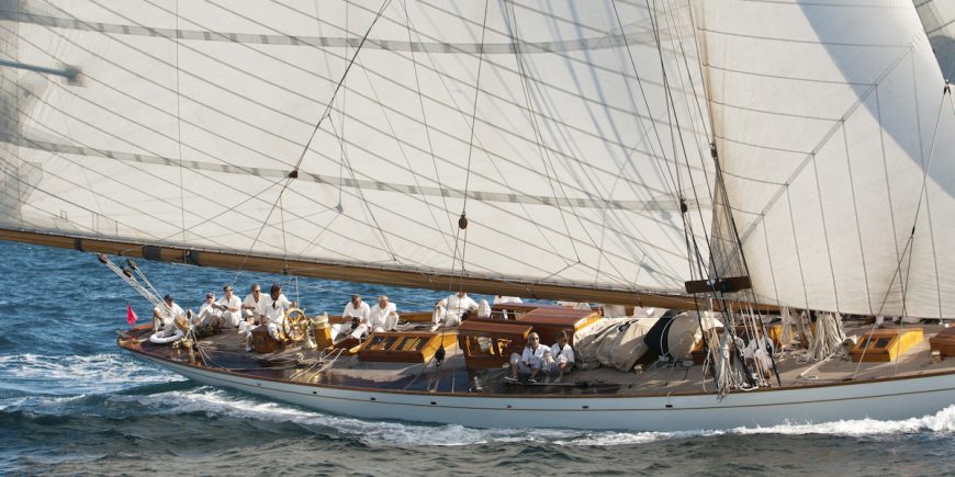 Moonbeam IV | 1914 32.1m (105’3″) Classic Wood Sail Yacht from British shipyard William Fife & Sons