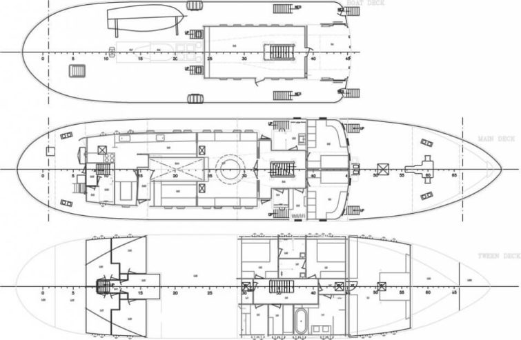 NAVIGATOR | 1941 35.7m (117’1″) Classic Explorer Steel Motor Yacht from Danish shipyard Nakskov Skibsvaerft