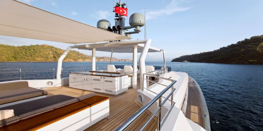 ONLY NOW | 2012 34.6m (113’5″) Luxury Flybridge Motor Yacht from Turkish shipyard TANSU YACHTS