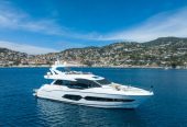 OREGGIA | 2018 23.6m (77’5″) Luxury Performance Flybridge Motor Yacht from British shipyard SUNSEEKER