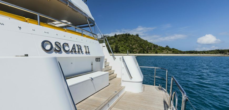 OSCAR 11 | 1990 31.52m (103’4″) Luxury Flybridge Motor Yacht from Australian shipyard Warren Yachts