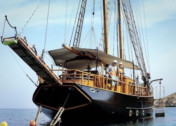 Prince of Athens | 1967 25m (82′) Classic Sail Yacht from Dutch shipyard Akerrboom Jahtwerf