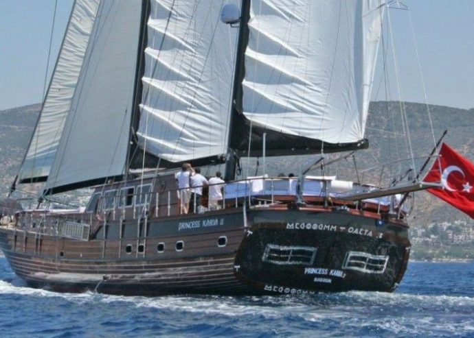 Princess Karia II | 2008 30m (98’5″) Modern Gulet Motor Sail Yacht from Turkish shipyard