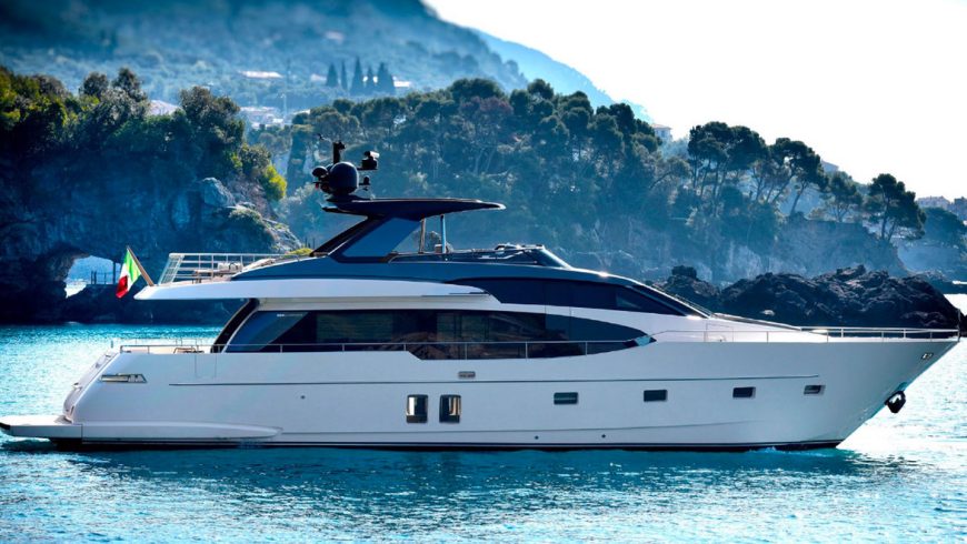 REGINE | 2020 24.64m (80’8″) High Performance Luxury Flybridge Motor Yacht from Italian shipyard Sanlorenzo