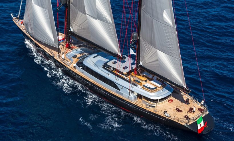 SEAHAWK | 2013 58.60m (192.26ft) Luxury Aluminium Sail Yacht from renowned Italian shipyard Perini Navi