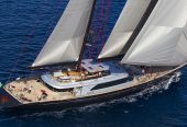 SEAHAWK | 2013 58.60m (192.26ft) Luxury Aluminium Sail Yacht from renowned Italian shipyard Perini Navi