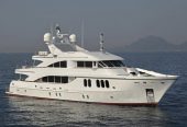 SEASHELL | 2010 33.7m (110’5″) Luxury Tri-Deck Aluminium Motor Yacht from Brazilian shipyard Fittipaldi Yachts