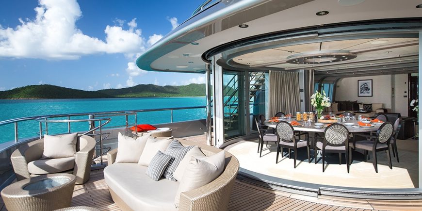 SLIPSTREAM | 2009 60m (196’8″) Luxury Tri-Deck Steel Motor Yacht from French shipyard CMN