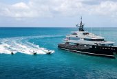 SLIPSTREAM | 2009 60m (196’8″) Luxury Tri-Deck Steel Motor Yacht from French shipyard CMN