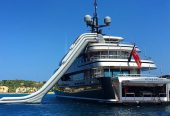 SLIPSTREAM | 2009 60m (196’8″) Luxury Tri-Deck Steel Motor Yacht from French shipyard CMN