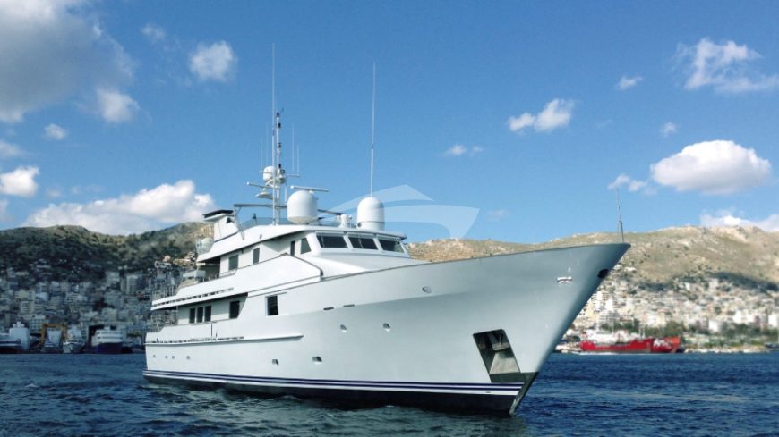 STELLA MARIS | 37.8m (124′) Luxury Tri-Deck Steel Motor Yacht 1988 from Italian shipyard Picchiotti