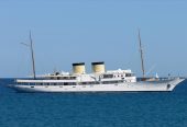 Talitha | 1929 82.6m (270’9″) Classic Clipper Bow Steel Motor Yacht from German shipyard Krupp Germaniawerft